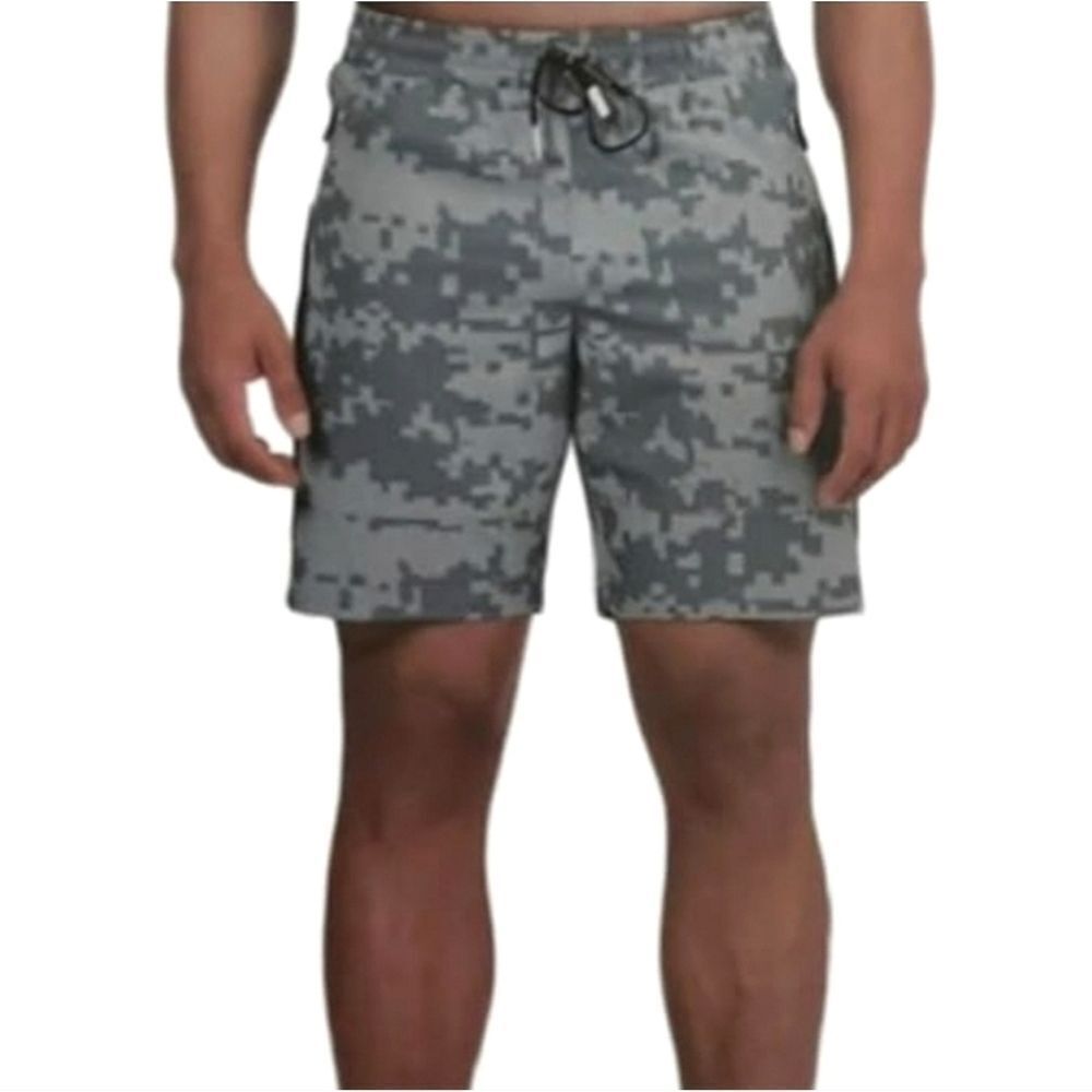 Spyder Gray Camo Lightweight Athletic Activewear Shorts - Size Large